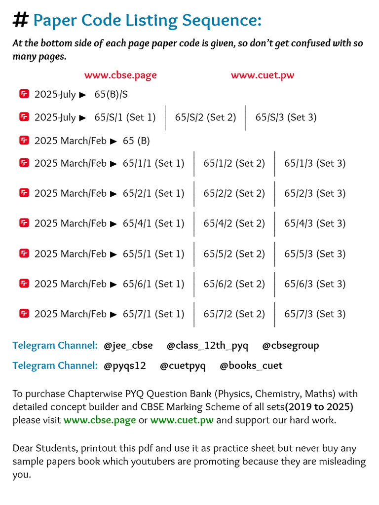 Printout 4 Sheet in A Page Maths 2025 PYQ | PDF | Sphere | Mathematical ...