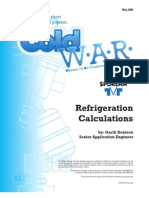 ColdWar May 2006 Refrigeration Calculations