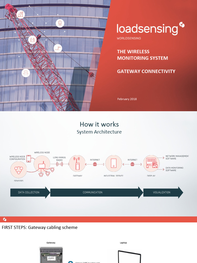 LS-G6 Gateway Connection - First Steps and Data Acquisition | PDF ...