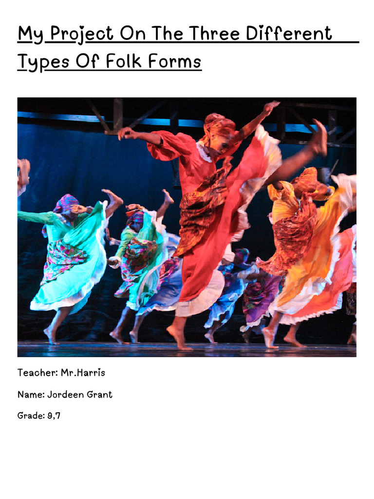 My Project On The Three Different Types of Folk Forms - 20260125 ...