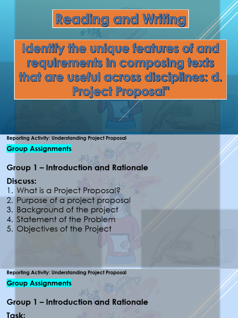 Q4 Week3-5 Reading and Writing Project Proposal | PDF | Budget ...