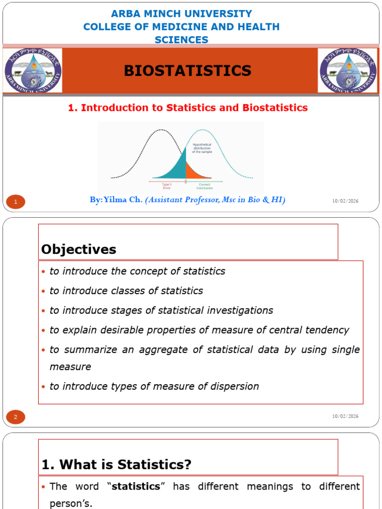 CH 1-Introduction To Biostatistics | PDF | Statistics | Level Of ...