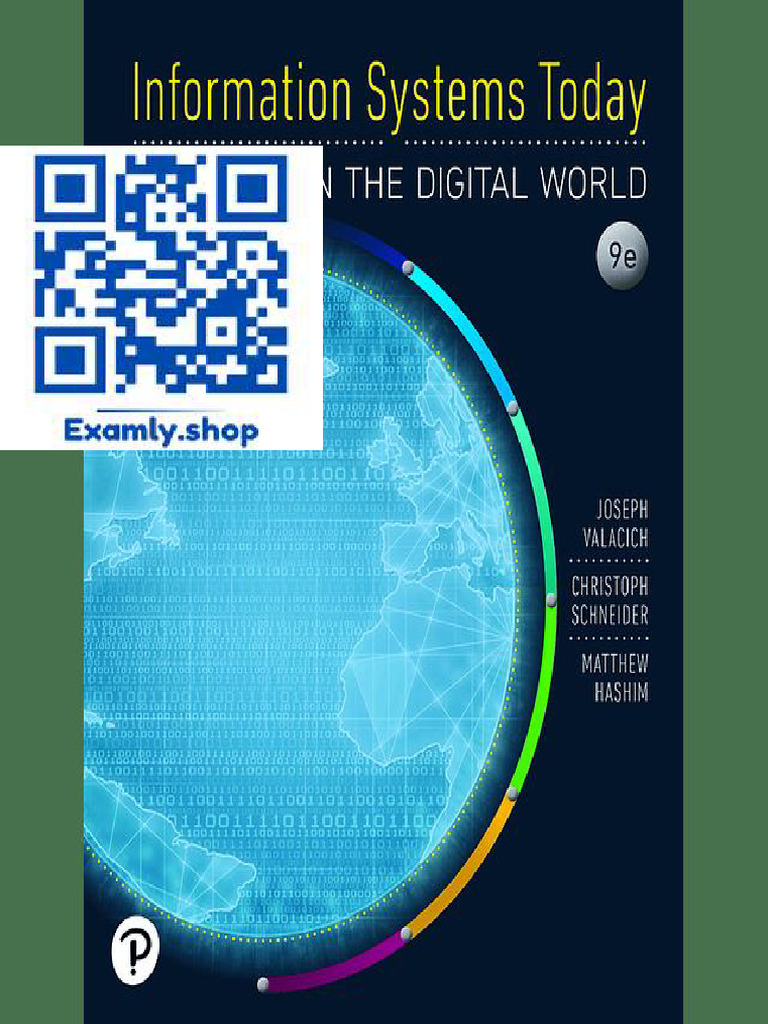 Textbook Information Systems Today Managing The Digital World 9th ...