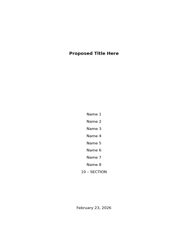 English 10 Research Title Defense | PDF