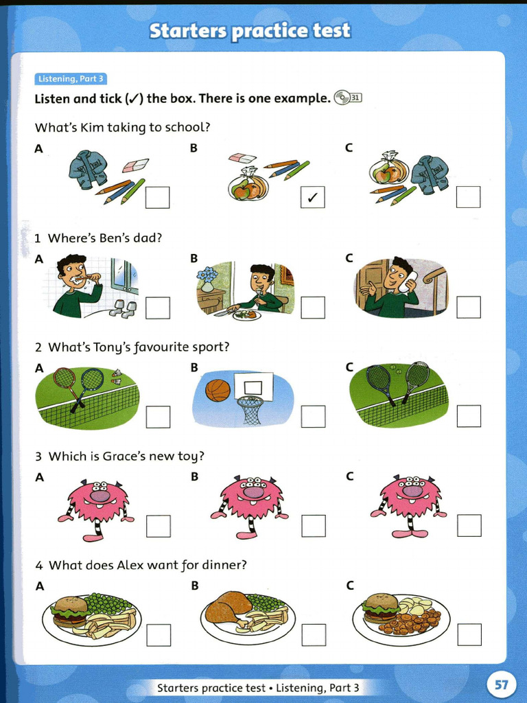 Get Ready For Starters (U8.2) | PDF