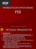 Download tata cara pengisian PIB by Sadana Murti Nugroho SN100338444 doc pdf