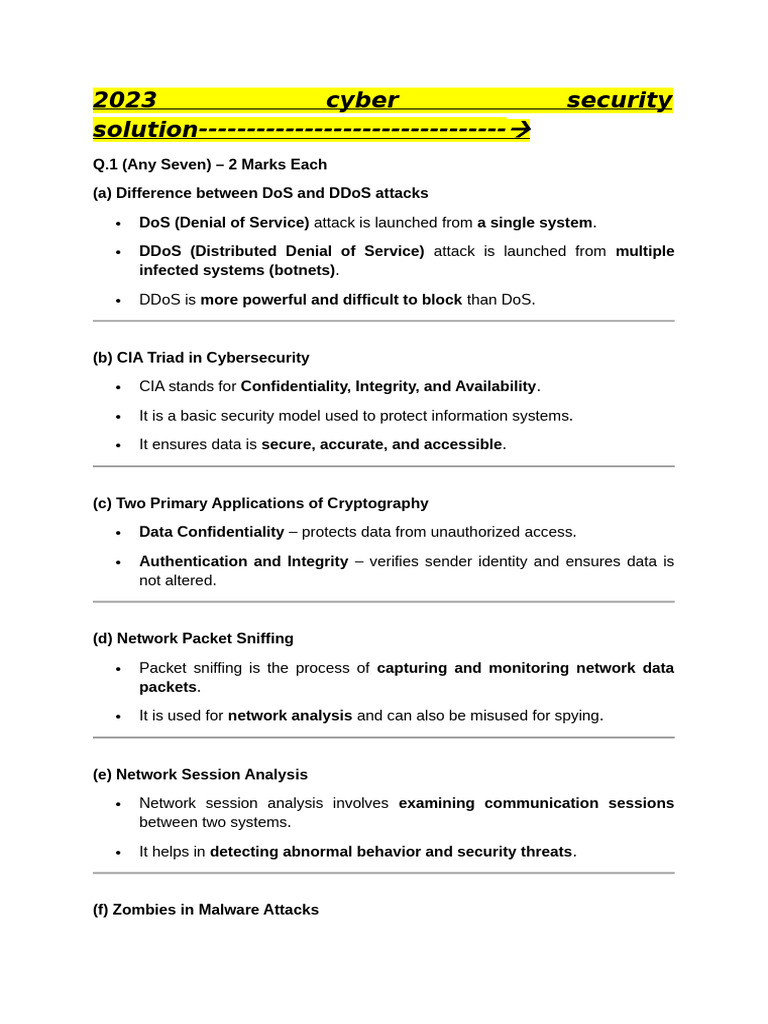 2023 Cyber Security Solution | PDF | Public Key Cryptography | Virtual ...