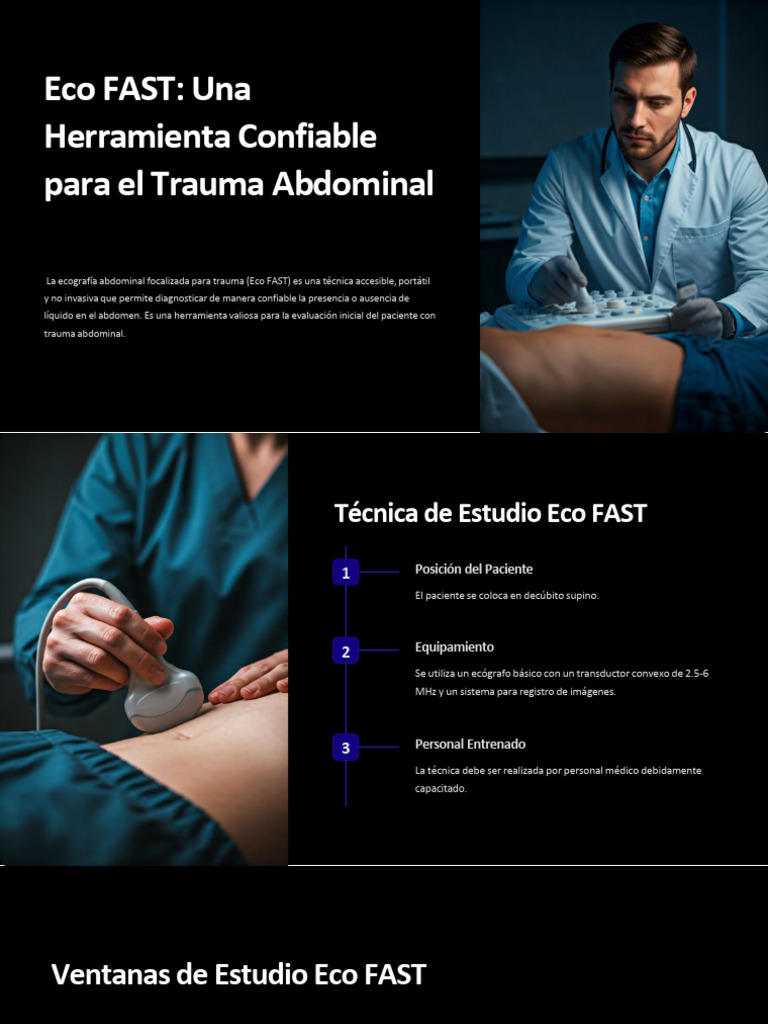 FAST y TAC en trauma | PDF | Tórax | Medicina CLINICA