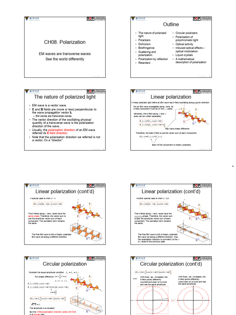 Polarization | PDF | Polarization (Waves) | Waves