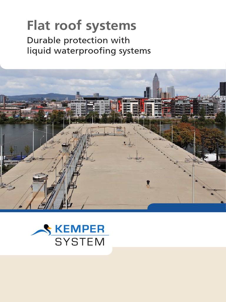 Flat Roof Systems Broschure EN | PDF | Roof | Building Engineering