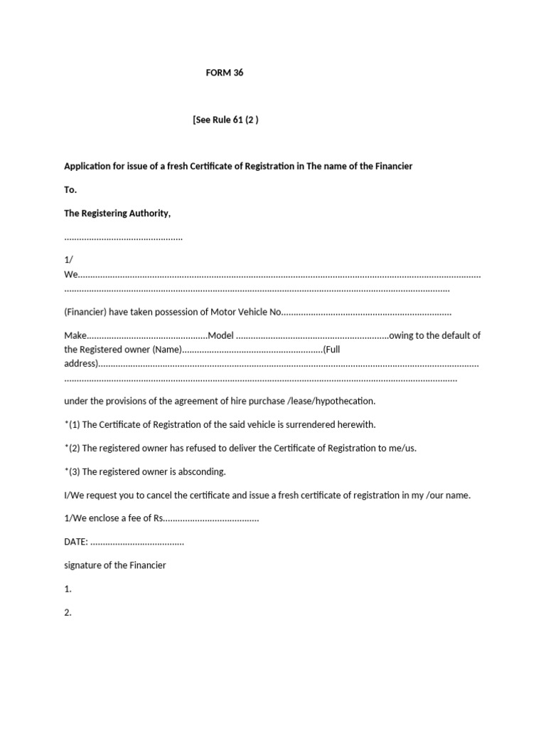 Form 36-Wps Office | PDF