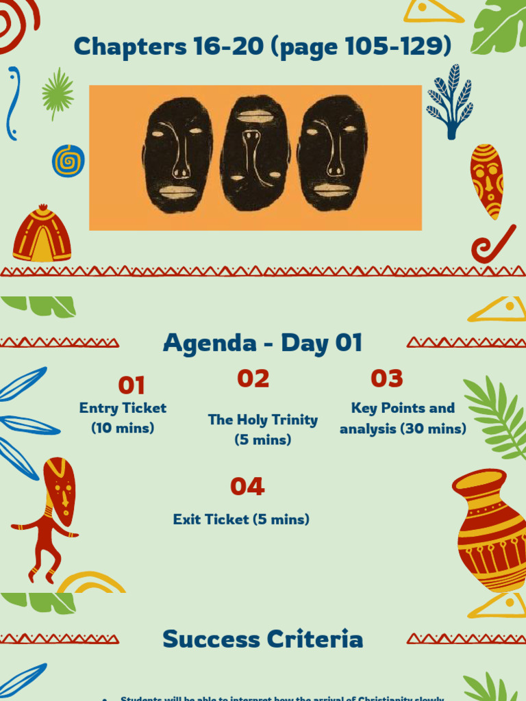 Things Fall Apart - PPT - Chapters 16 To 25 | PDF | Trinity | God