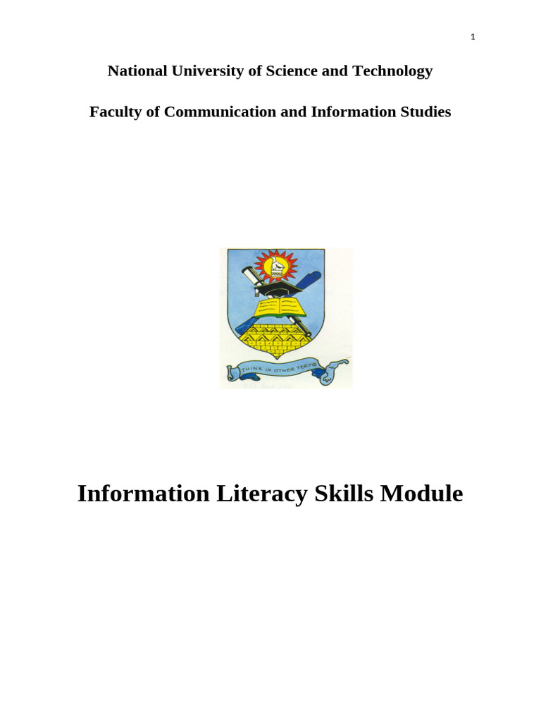 Module - Information Literacy Skills - EDITED | PDF | Information ...