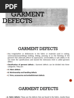 Sewing Defects and Solutions Guide | PDF | Seam (Sewing) | Sewing