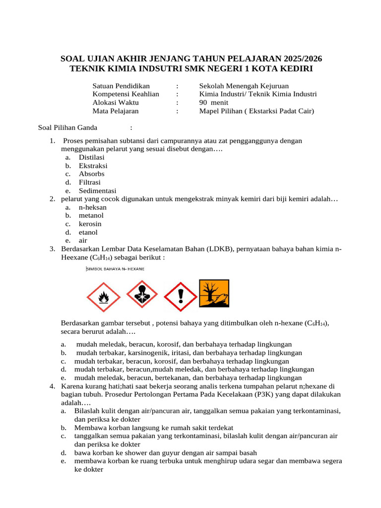 Soal Uaj 2026 Mapil | PDF
