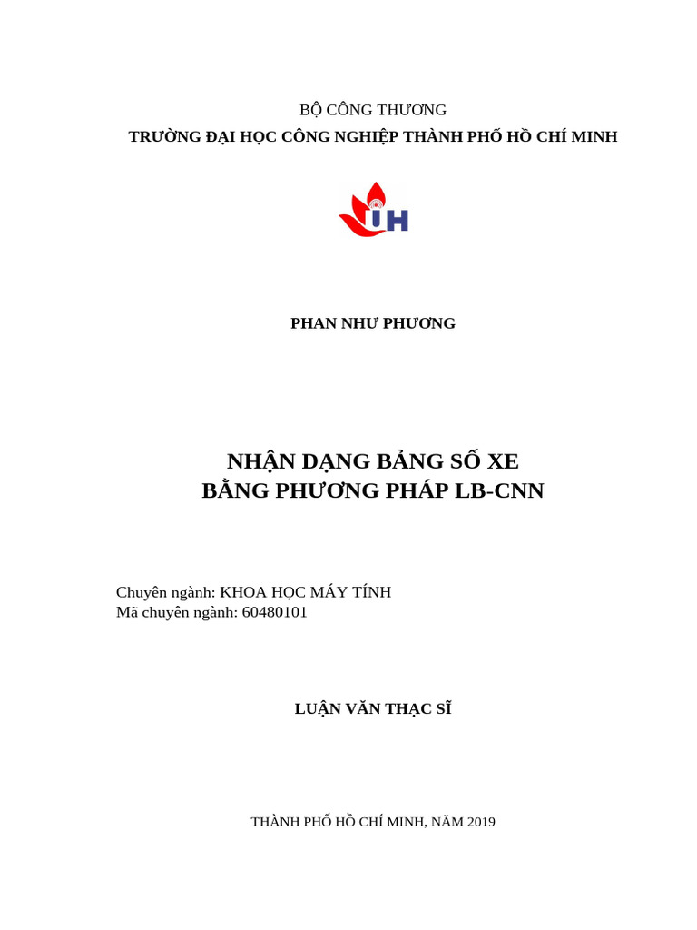 Luan Van Thac Si - Phan Nhu Phuong - DH Cong Nghiep TPHCM | PDF