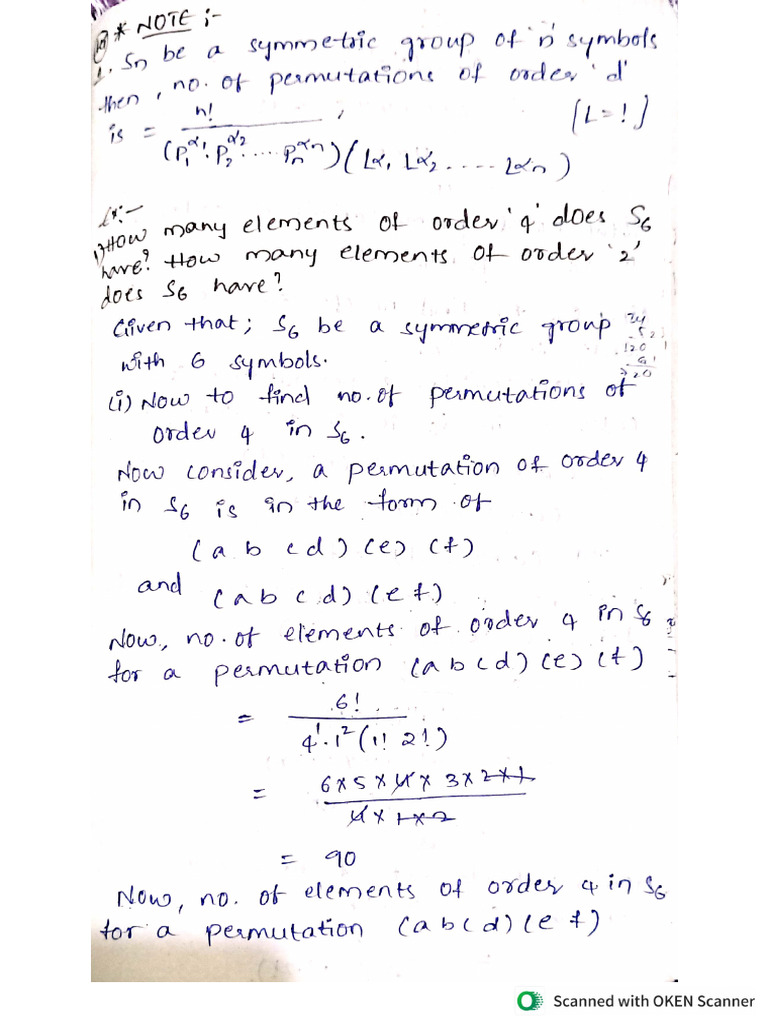 Permutation Remaining Problems | PDF