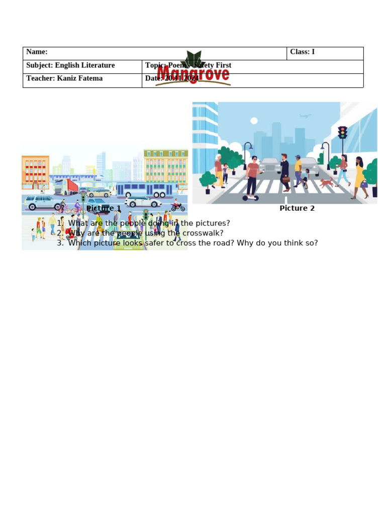 Handout - CW - Class 1 - 20.11.2024 | PDF