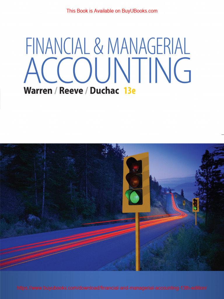 Financial and Managerial Accounting (13th Edition) PDF | PDF | Books ...