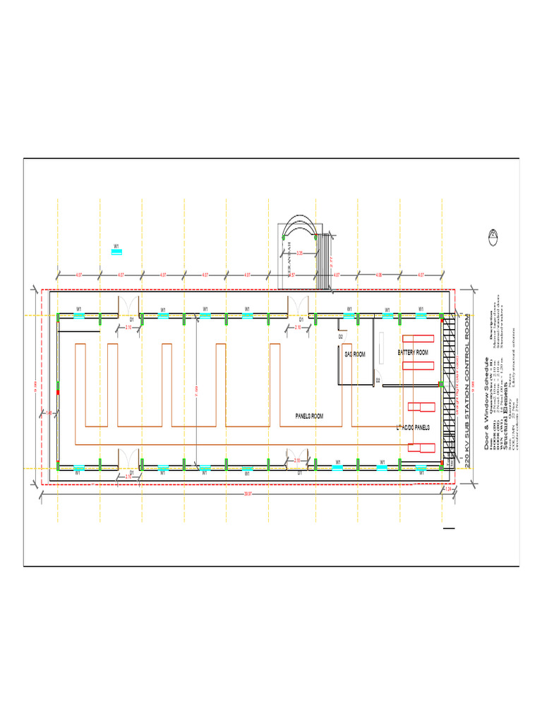 All Drawing of Electrical Panel Room Building at Naidupeta, Nellore ...