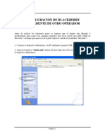 Configuracion de Blackberry