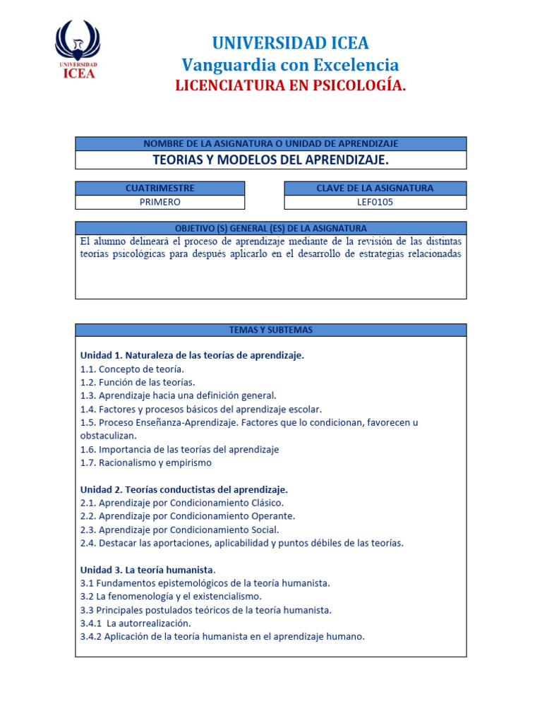 Teorias y Modelos Del Aprendizaje | PDF | Aprendizaje | Teoría del ...