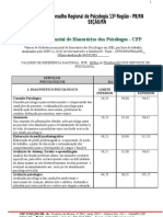 TABELA HONORÁRIOS PSIC-CFP-comentada-uso 2006