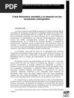 AG2 Crisiss financiera mundial y su impacto en las economías emergentes
