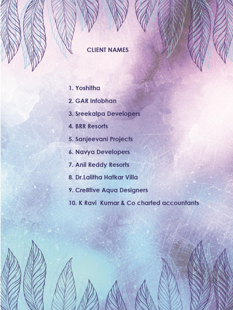 Client Names | PDF