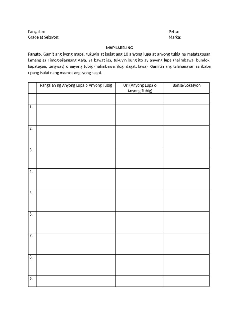 Map Labeling | PDF