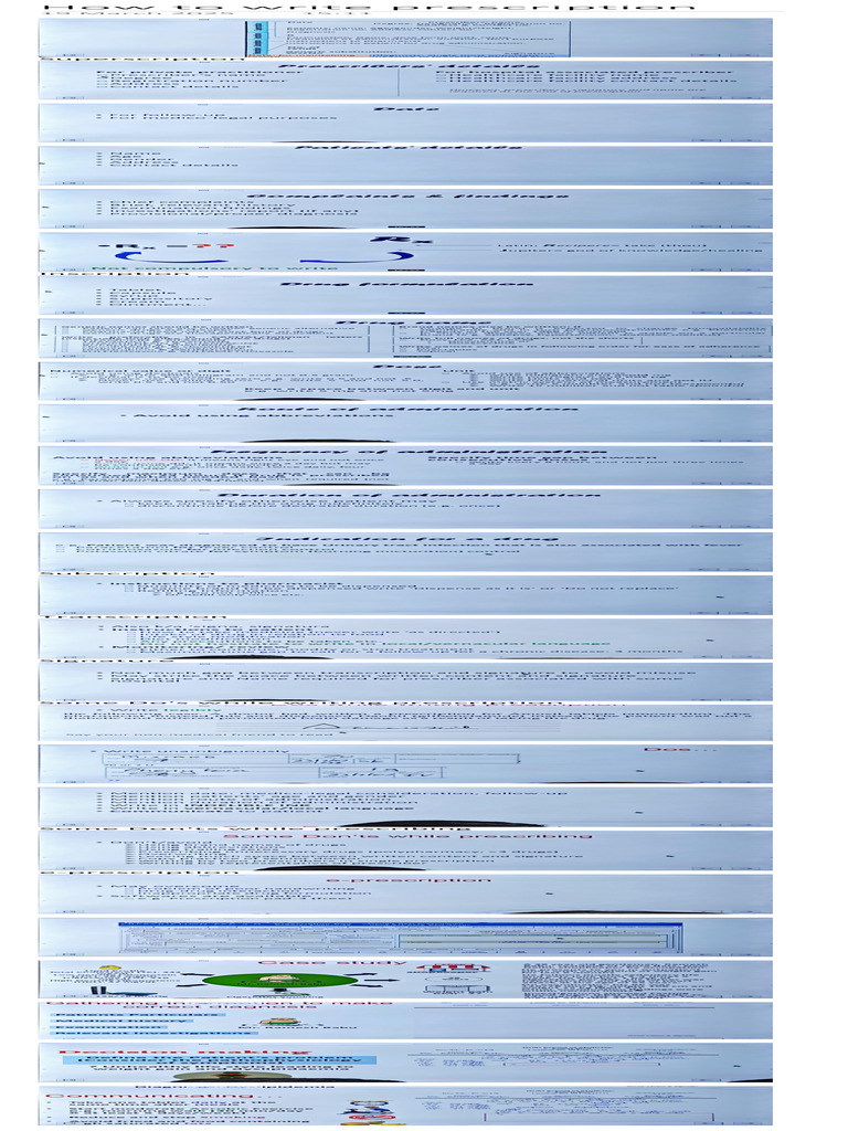 How To Write Prescription | PDF