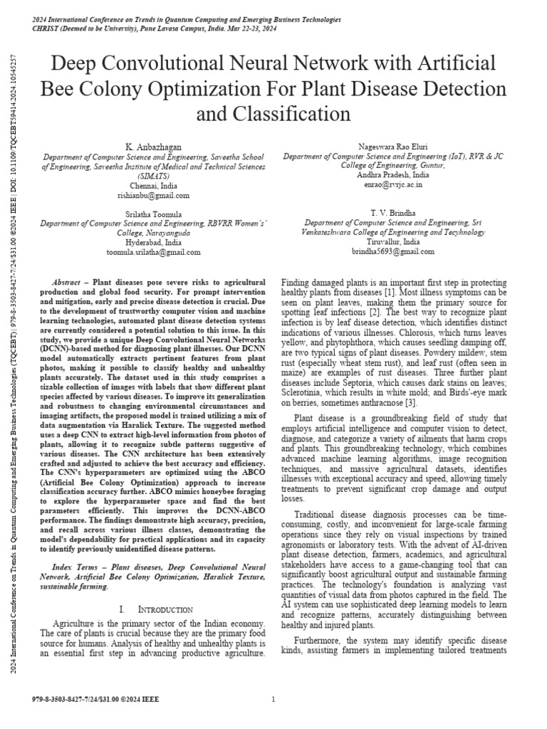 Deep Convolutional Neural Network With Artificial Bee Colony ...