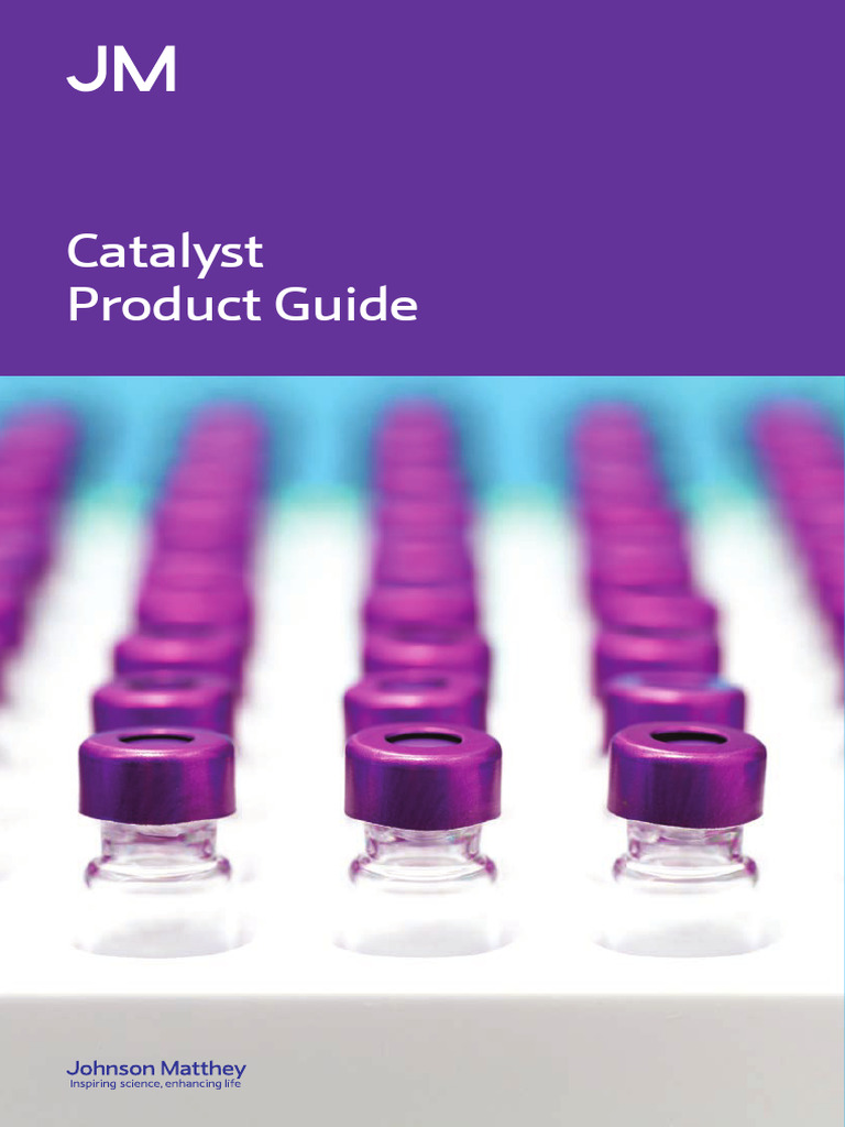 JM Catalysts Brochure A4 2020 | PDF | Hydrogenation | Alkene