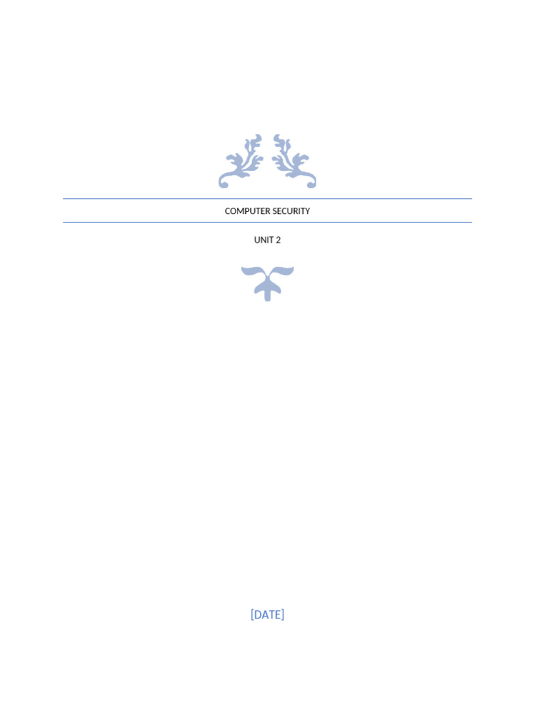 Computer Security Unit 2 - Learning Outcome 1 | PDF | Security ...
