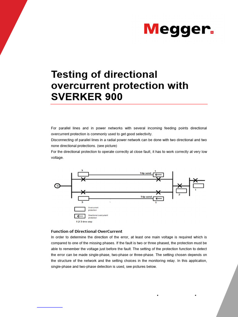 SVERKER 900 Directional Overcurrent Protection | PDF | Electrical ...