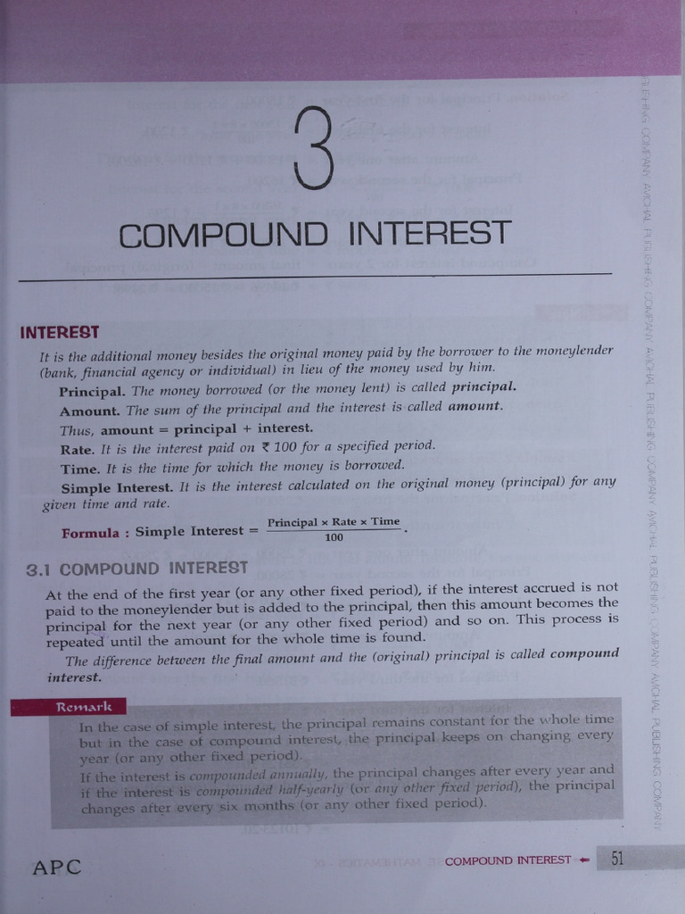 Chapter-03 Compound Interest | PDF