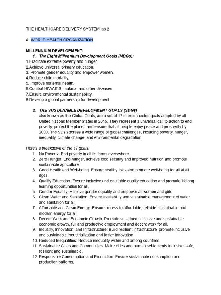 Health Care Delivery System | PDF | Preventive Healthcare | Sustainability