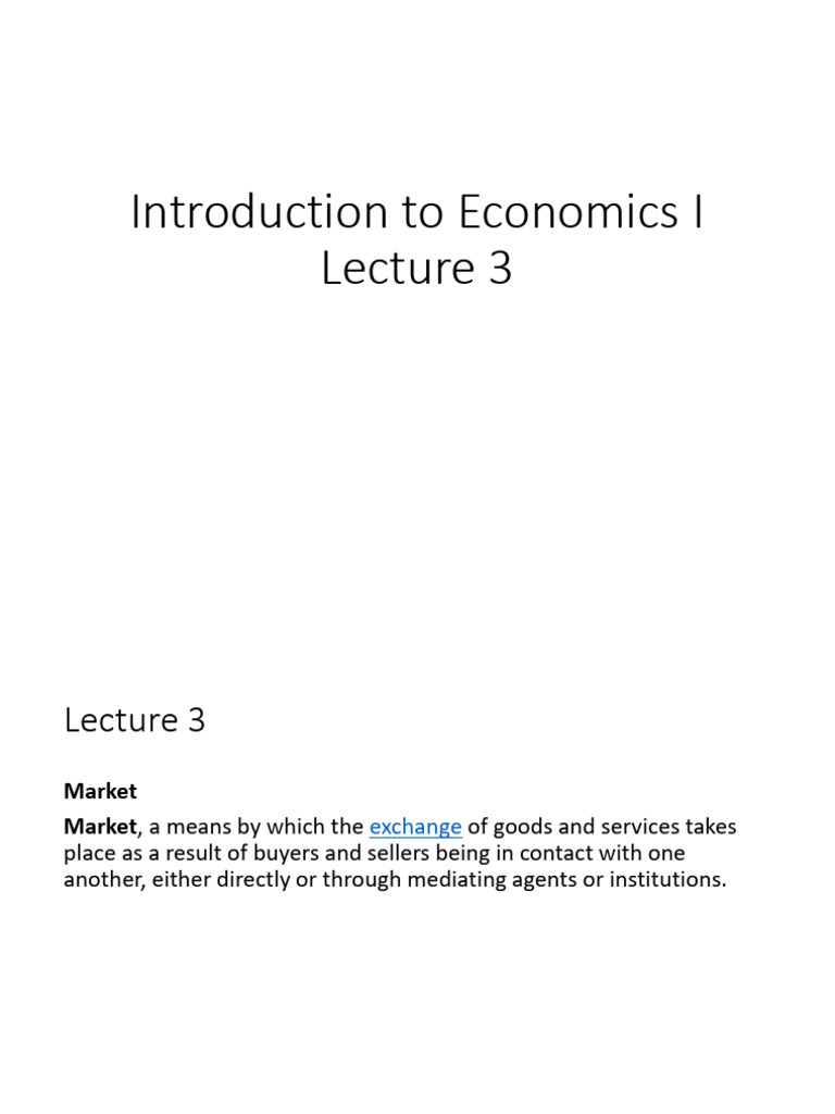 Lecture 3 | PDF