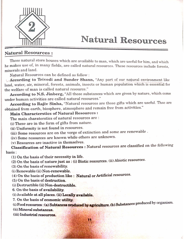 Natural Sources | PDF