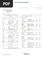 Official High School Transcript Template | PDF