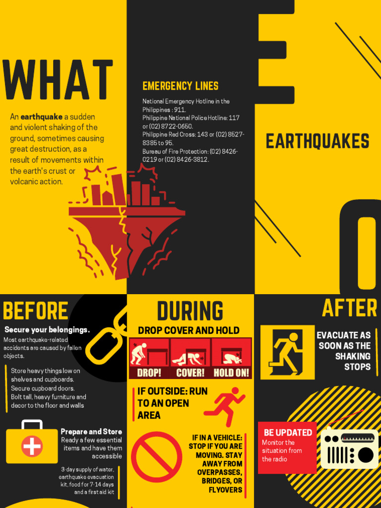 Brochure AP Dela Cruz | PDF | Earthquakes | Natural Hazards
