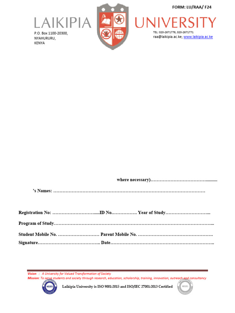 Deferment Application For Continuing Students-F24 | PDF