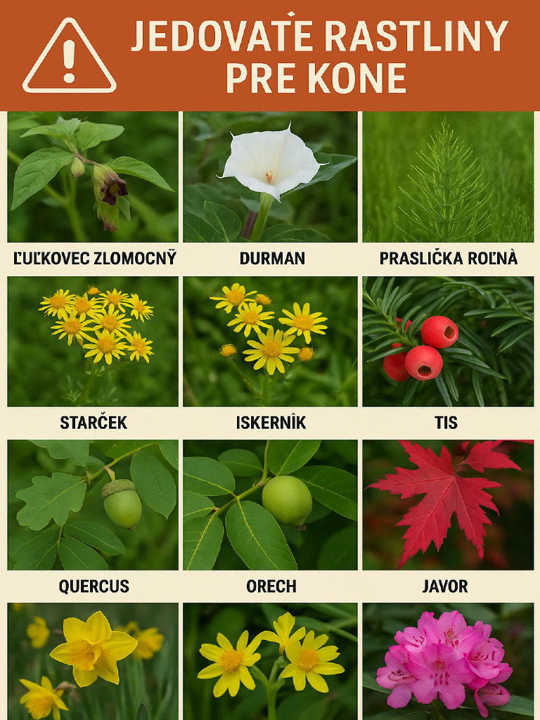 Jedovate Rastliny Pre Kone Plagat | PDF