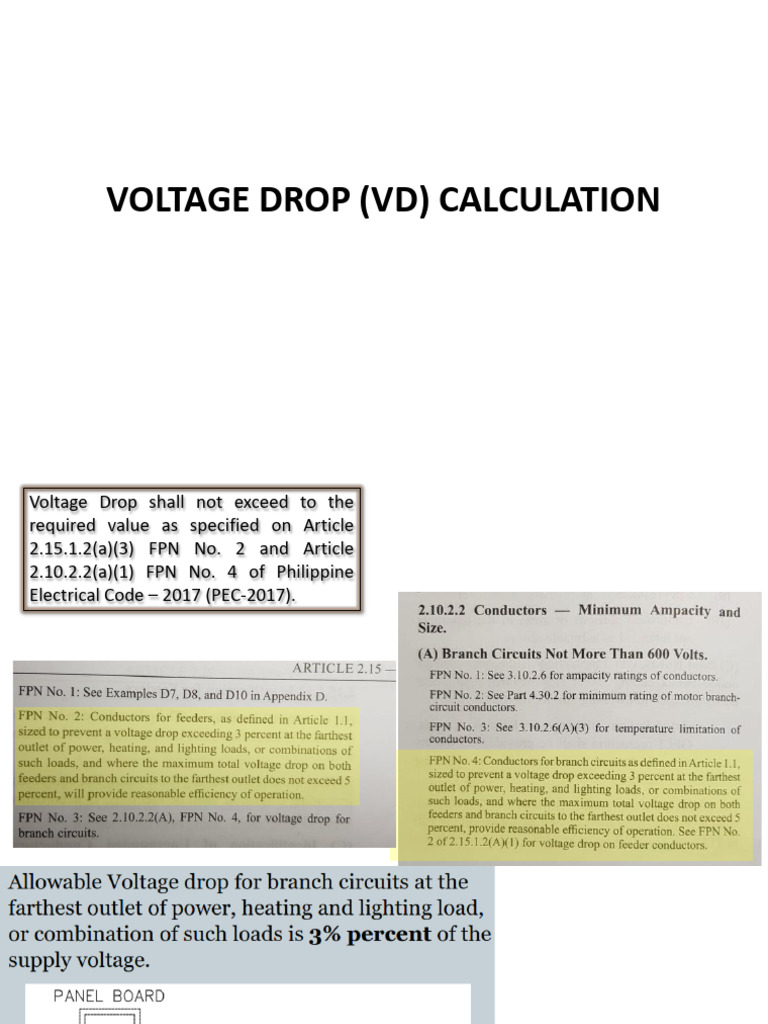 VD Calculation | PDF