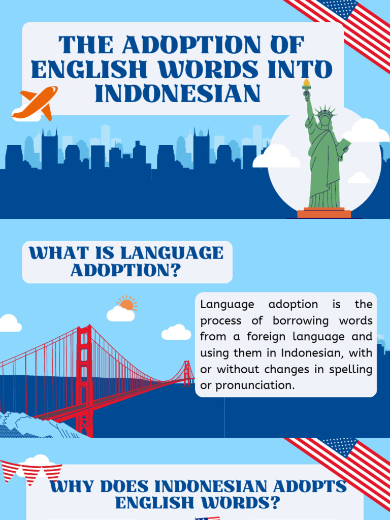 The Adoption of English Words Into Indonesian | PDF