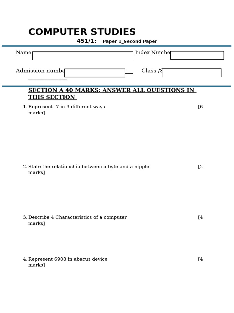 Midterm Exam | PDF | Computing | Computer Engineering
