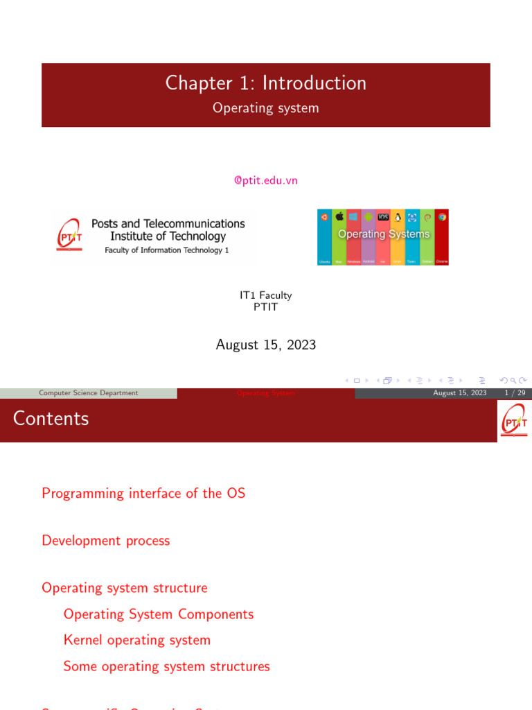 Chapter1 Operating System Introduction 2 CLC | PDF | Operating System ...
