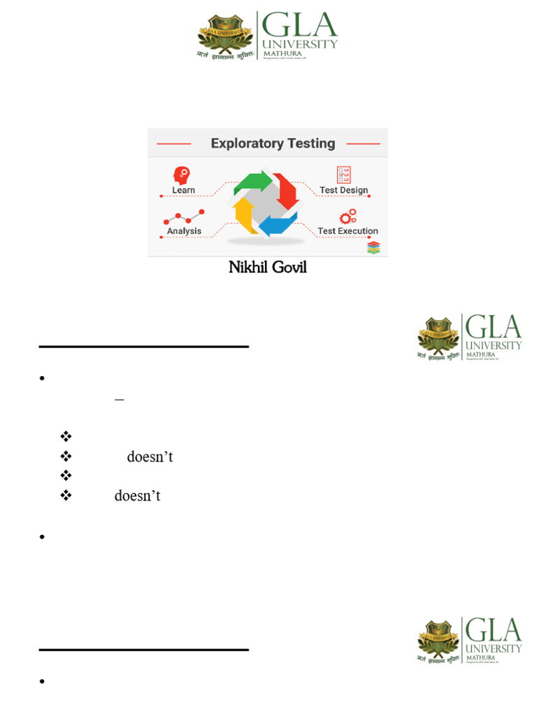 Exploratory Testing | PDF