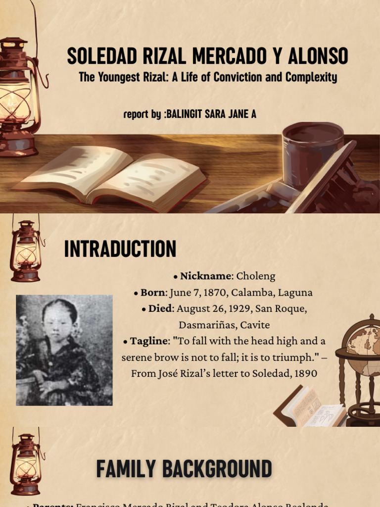 Soledad Rizal | PDF