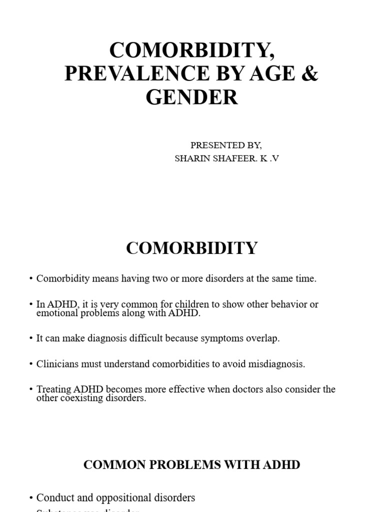 2.5 ADHD Comorbidities | PDF | Attention Deficit Hyperactivity Disorder ...